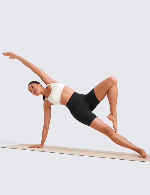 CRZ YOGA Biker Shorts - ButterLuxe High Waisted Spandex for Women | Perfect for Running & Volleyball