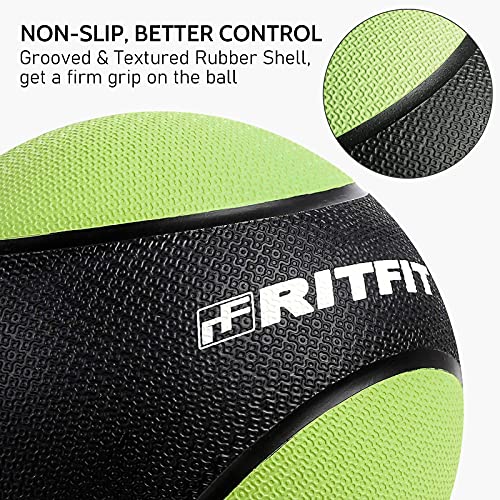 RitFit 6lb Balance Training Weighted Exercise Ball for Coordination & Fitness