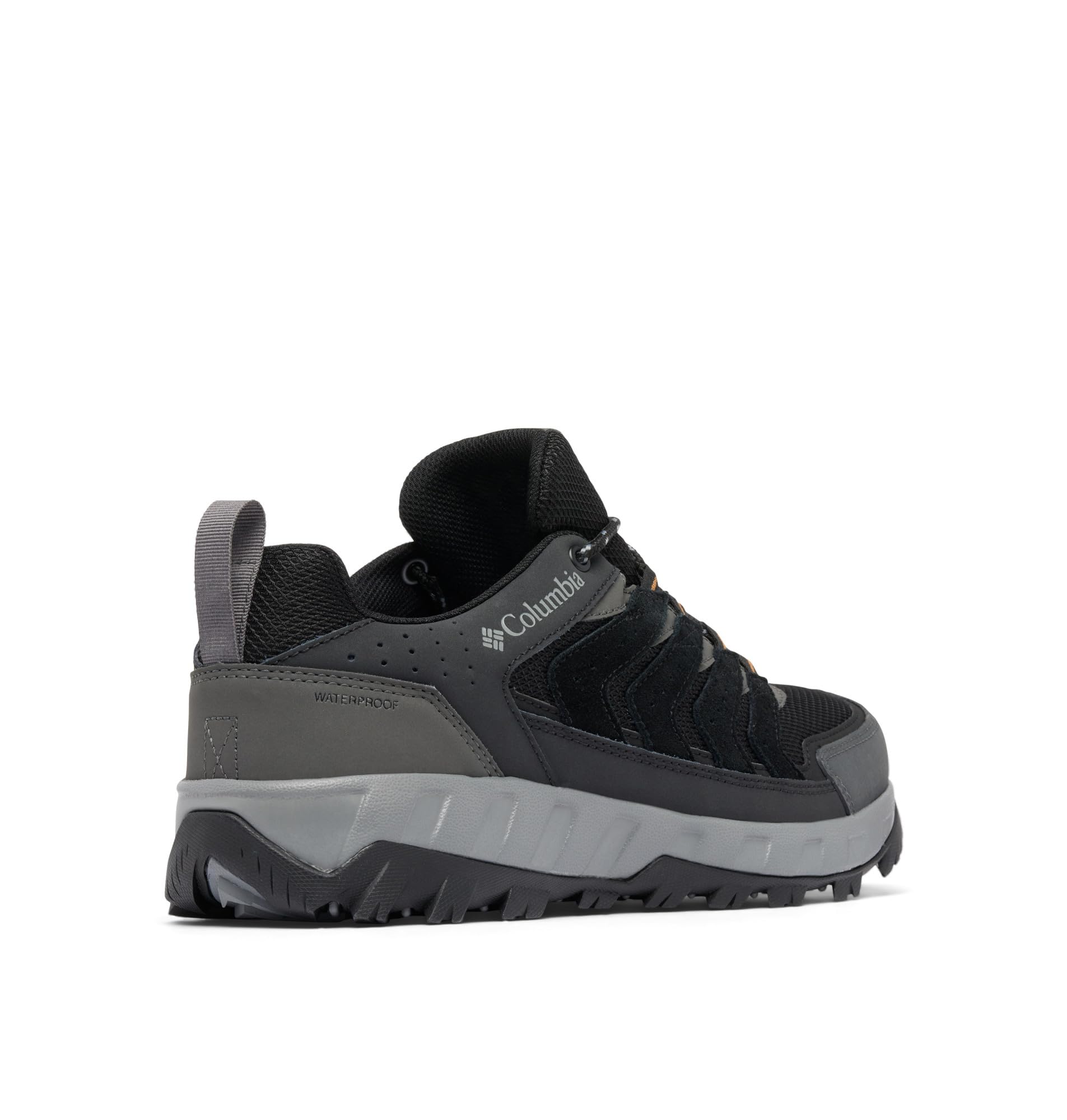 Columbia Men's Strata Trail Low Waterproof, Black/Elk, 11