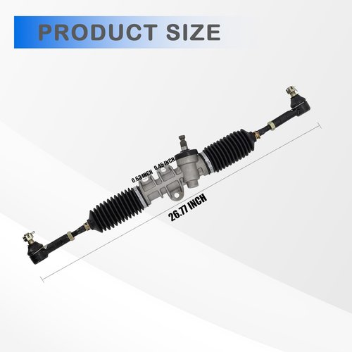 FIXHAWK EZGO RXV Steering Rack, Golf Cart Steering Gear Box Assembly Fit for EZGO RXV 2008-Up Gas & Electric Golf Carts ，Replace OEM# 601500 618329