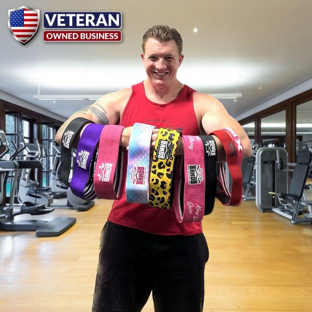 THE X BANDS Booty Bands - Heavy Resistance Bands - Booty Band - Yoga Bands - Legs Workout - Yoga Burn Booty Challenge - Butt Builder - Booty Loop Bands - Resistance X Bands - 40 lb Pink L/XL