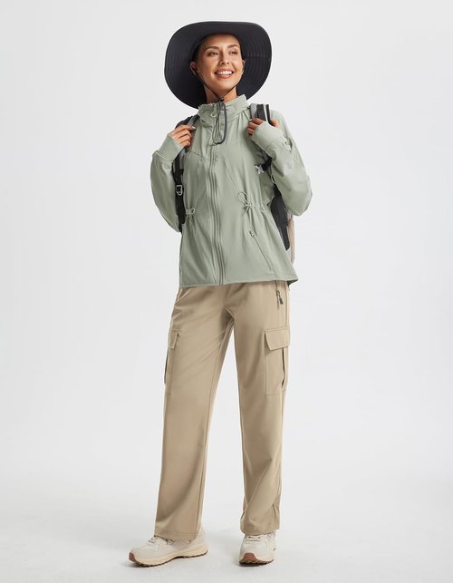 Libin Women's Hiking Pants - Lightweight Quick-Dry Cargo Design | Available in Petite, Regular & Tall Sizes