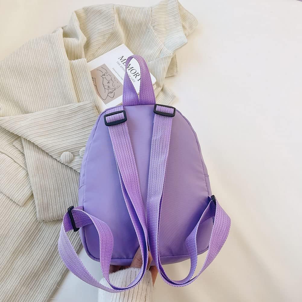 Skiennix Casual Mini Backpack - Fashionable Preppy Style for Women | Butterfly Design
