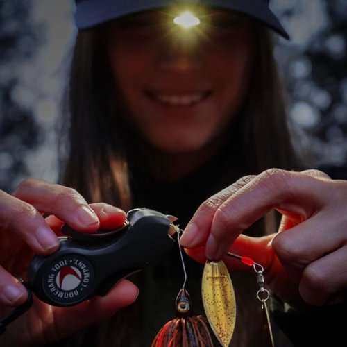 LED Hat Light - POWERCAP Baseball Cap with Light Built in - LED Cap Visor Light with Bright Headlight and IPX4 Rating (2.5 Structured Black)