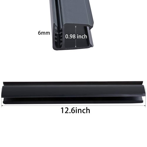 Roykaw Golf Cart 12.6’’Windshield Clips Kit Compatible with Club Car DS/Precedent 1"× 1" Tube Golf Cart, Included Windshield Retaining and Bottom Clips, OEM# 101444101,102005801