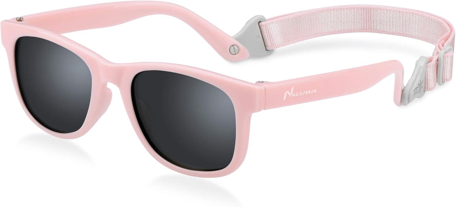 Skiennix Baby Sunglasses - 100% UV Protection for Infants & Toddlers | Ages 0-2 - Includes Case & Pouch