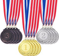 Gold Silver Bronze Award Medals-Winner Medals Gold Silver Bronze Prizes for Competitions, Party, 2 Inches