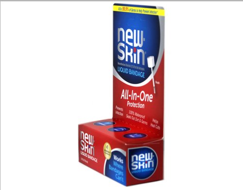 New-Skin Liquid Bandage, Waterproof Bandage for Scrapes and Minor Cuts, 1 fl oz (Pack of 2)
