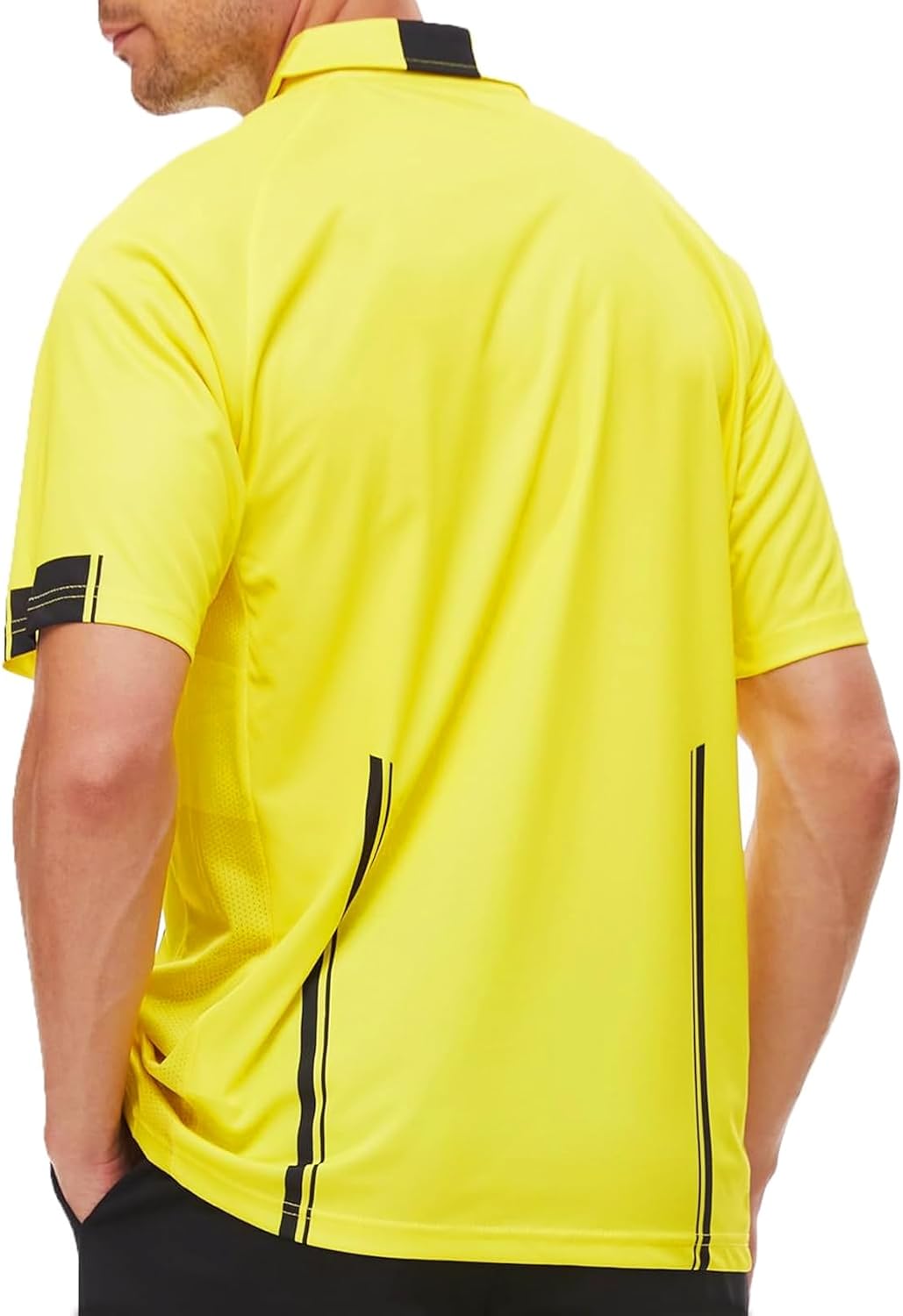 VKT Soccer Referee Jersey Kit - Official Short Sleeve Uniform for Men & Women | Halloween Costume