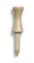 2" Inch Step Down Golf Tees | Made from Natural Hard Wood | Strong, Light Weight & Biodegradable Material | Pack of 100 Natural