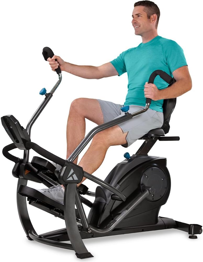 Teeter FreeStep Recumbent Cross Trainer | Zero-Impact Exercise Bike Alternative, 350lb Capacity