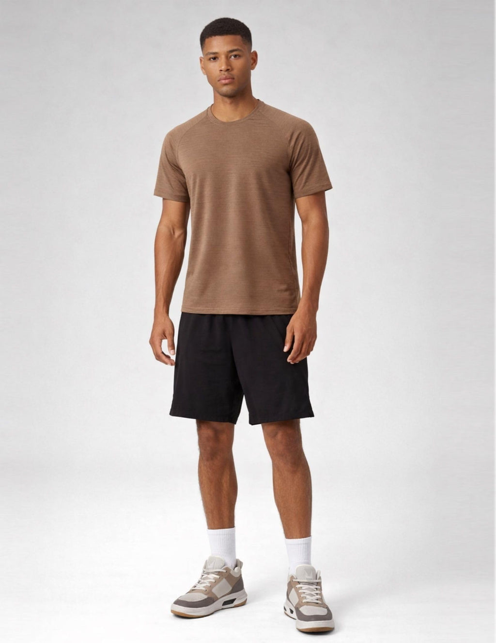 5 Pack Men’s Active Quick Dry Crew Neck T Shirts | Athletic Running Gym Workout Short Sleeve Tee Tops Bulk (Set 19, 3X-Large)