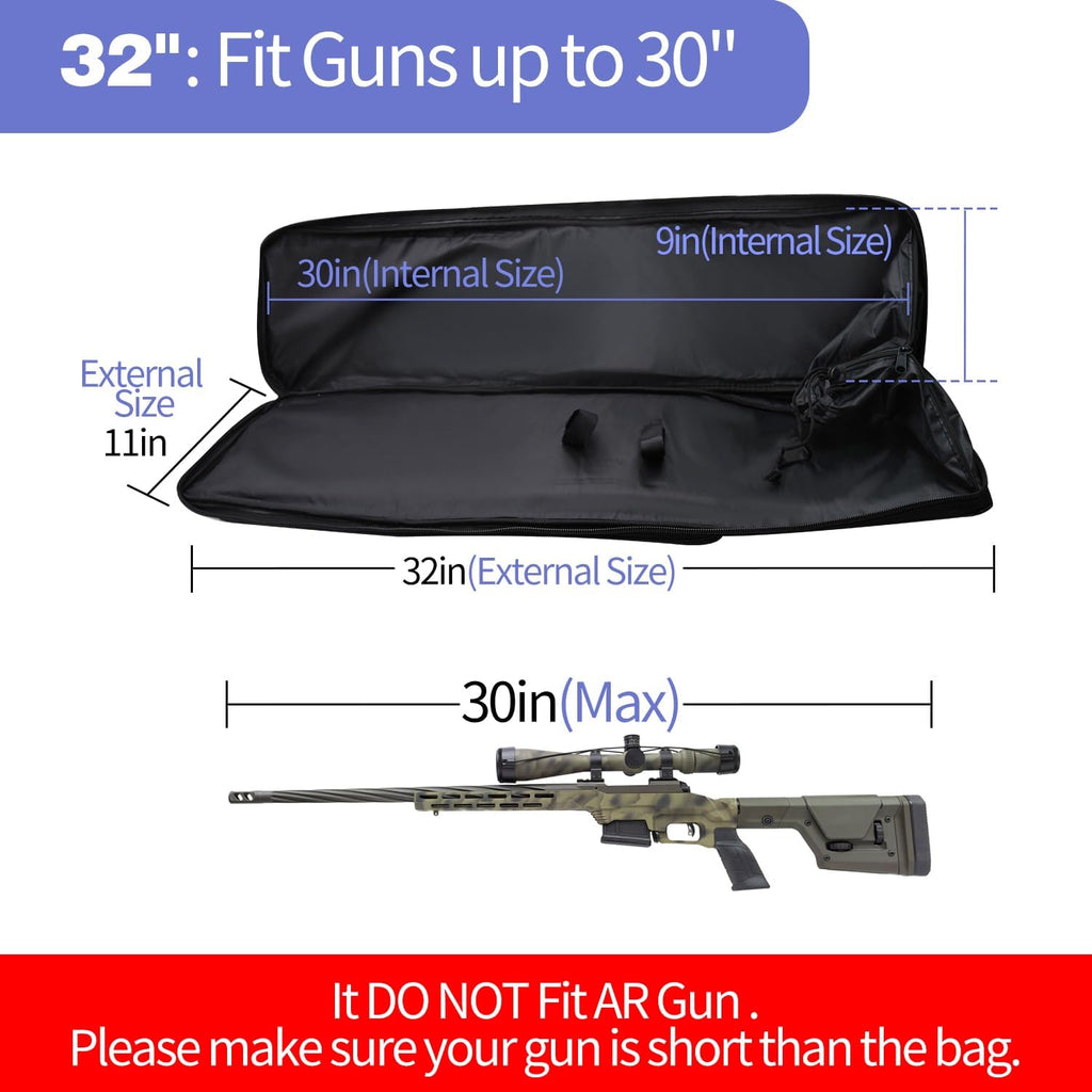 Rifle Bag - Tactical Long Rifle Backpack | Portable Shotgun Case for Firearm Storage & Transport