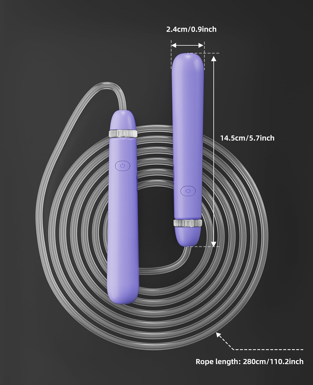 Skiennix LED Jump Rope - Adjustable Glowing Skipping Rope for Kids & Adults | Colorful Fitness Tool
