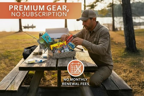 Moose Baits Bass Tackle Mystery Box - 7-9 Premium Fishing Lures for Largemouth & Smallmouth Bass