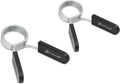 ProsourceFit Olympic Barbell Spring Clip Collars - Easy-Grip Handles for Weightlifting | 2-Inch Pair