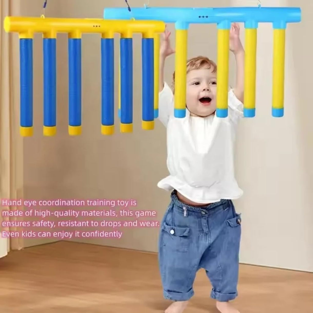 Reaction Time Training Toy -Hand Speed Game Falling Sticks Challenge, Hand Eye Coordination Game for Kids and Adults (Yellow) 1