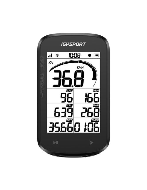 iGPSPORT BSC100MAX GPS Bike Computer, 3'' Screen Auto Start/Stop Custom Data 40H Waterproof Bicycle Computer Wireless