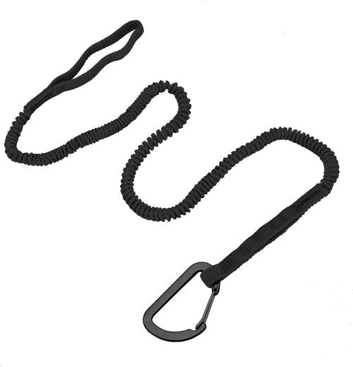 MOOCY Kayak Paddle Leash - 3-7 Ft Stretchable Strap for SUP, Canoeing & Fishing | Secure Bungee Tether