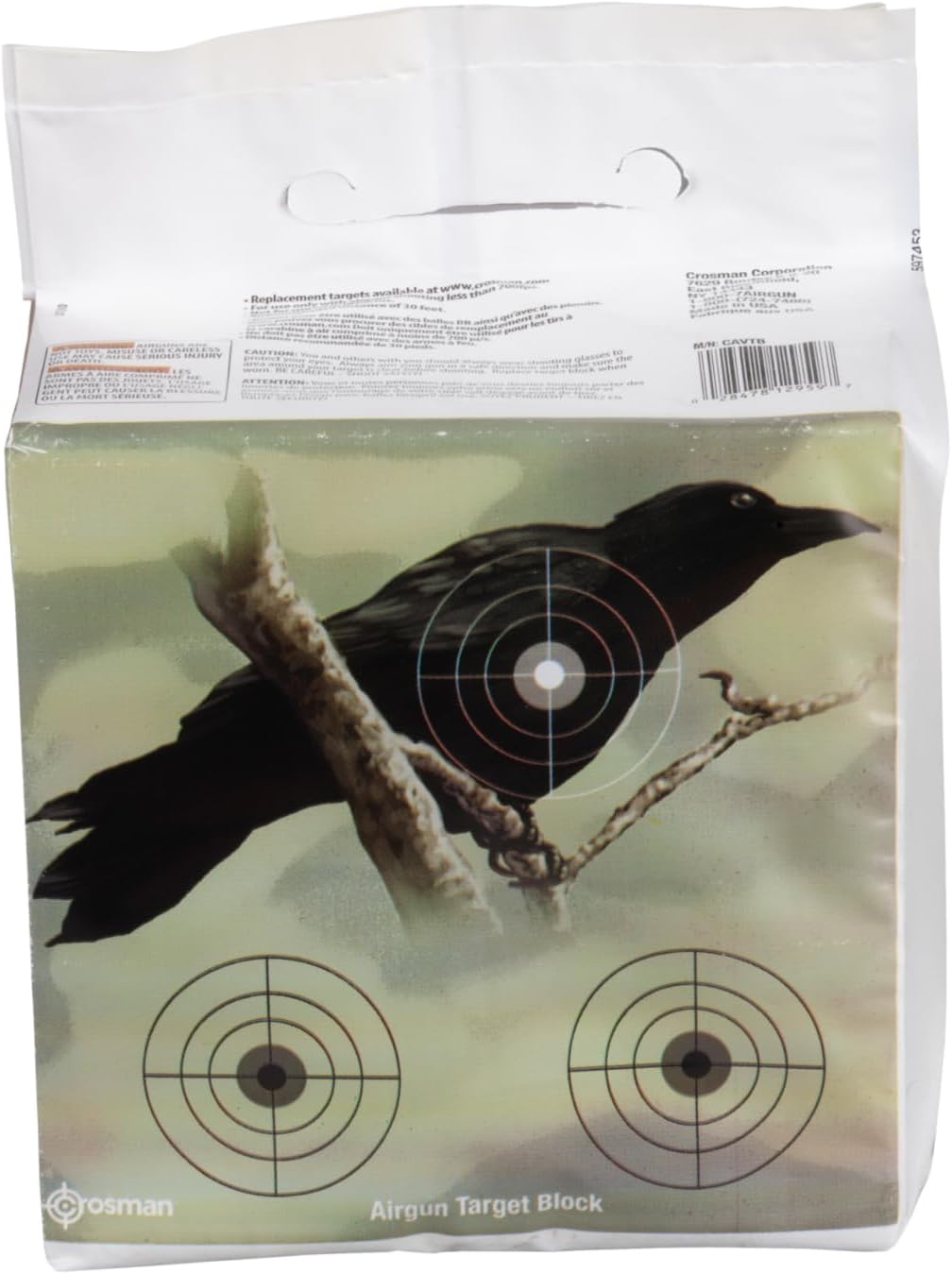 Crosman CSLT Metal Spinning Target - Durable Black Design for Enhanced Shooting Practice