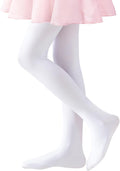 Skiennix Ballet Tights for Girls - Soft Microfiber Footed Leggings | Comfortable Dance Wear