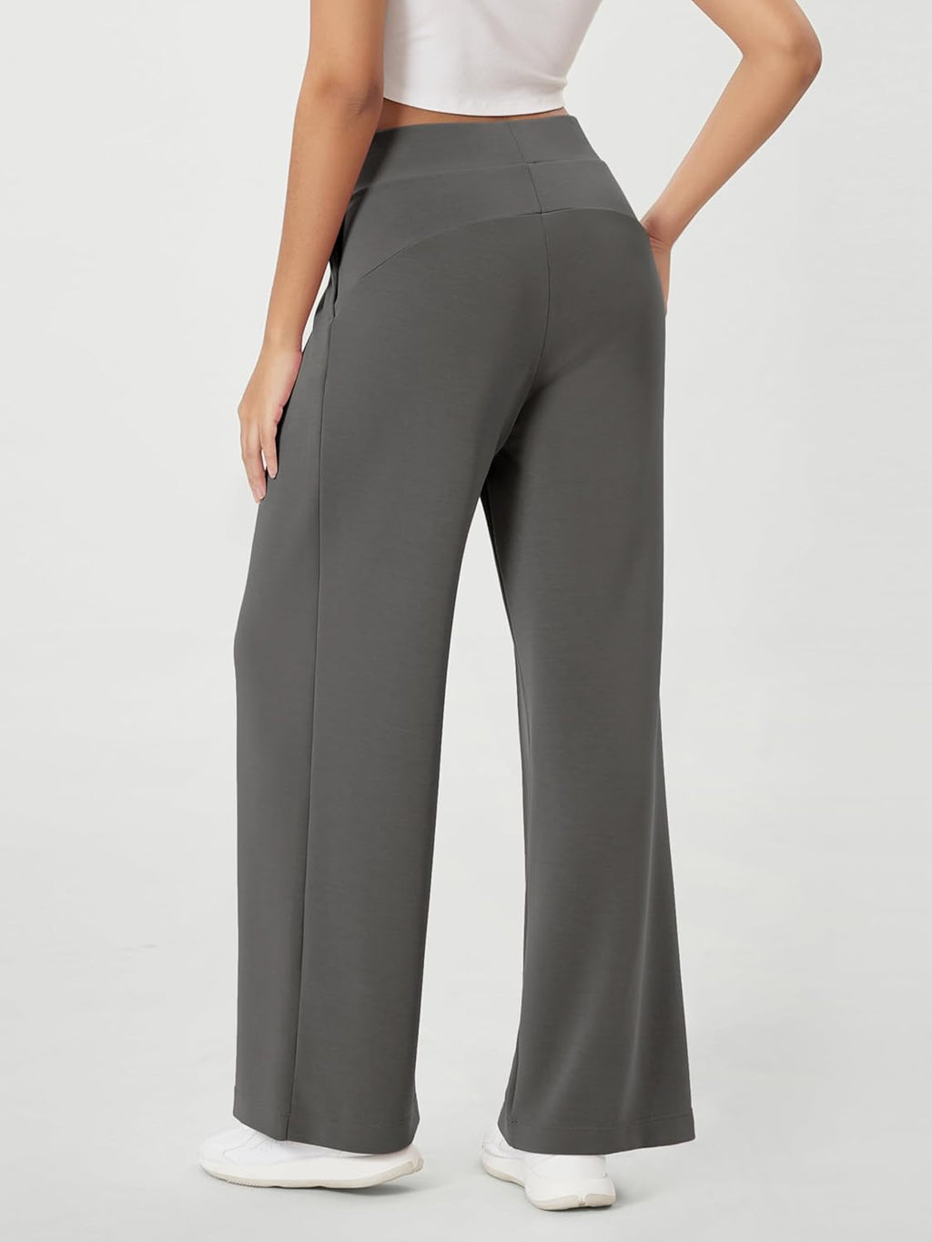 ODODOS Modal Soft Wide Leg Pants - High Waist Casual Relaxed Fit with Pockets | 27/29/31" Inseam