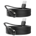 Compatible with AMAZTIM M3E Smart Watch Charger, Magnetic Replacement Charging Cable Compatible for AMAZTIM M3E Smart Watch (Black+Black)