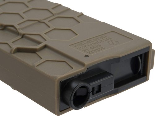 Evike Airsoft - EMG Helios Hexmag Airsoft Polymer 300rd FlashMag Mag for M4-Style Series Airsoft AEGs (Color: Dark Earth/Single)