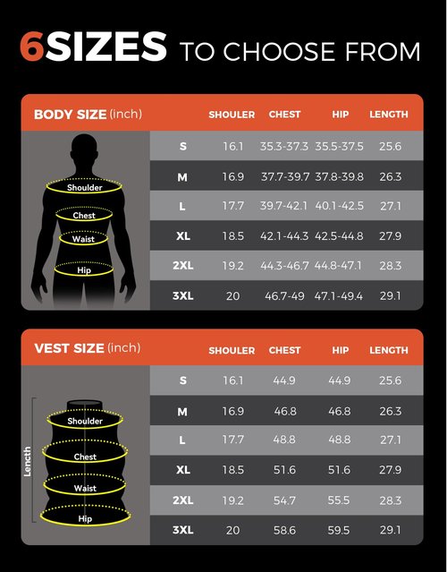 Soleilwear Mens Heated Vest with 12000mAh Battery, 9 Heated Zones Lightweight Rechargeable Vest for Camping Ski Outdoor