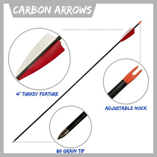 DEERACE Takedown Recurve Bow Set - Classic Wooden Bow for Adults & Youth | 48" to 70" Sizes