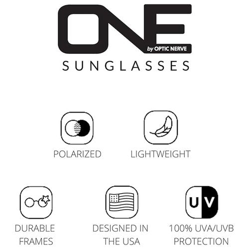 Optic Nerve Unisex Govnah Polarized Sport Sunglasses, Matte Gray - Smoke w/ Purple Mirror Lens