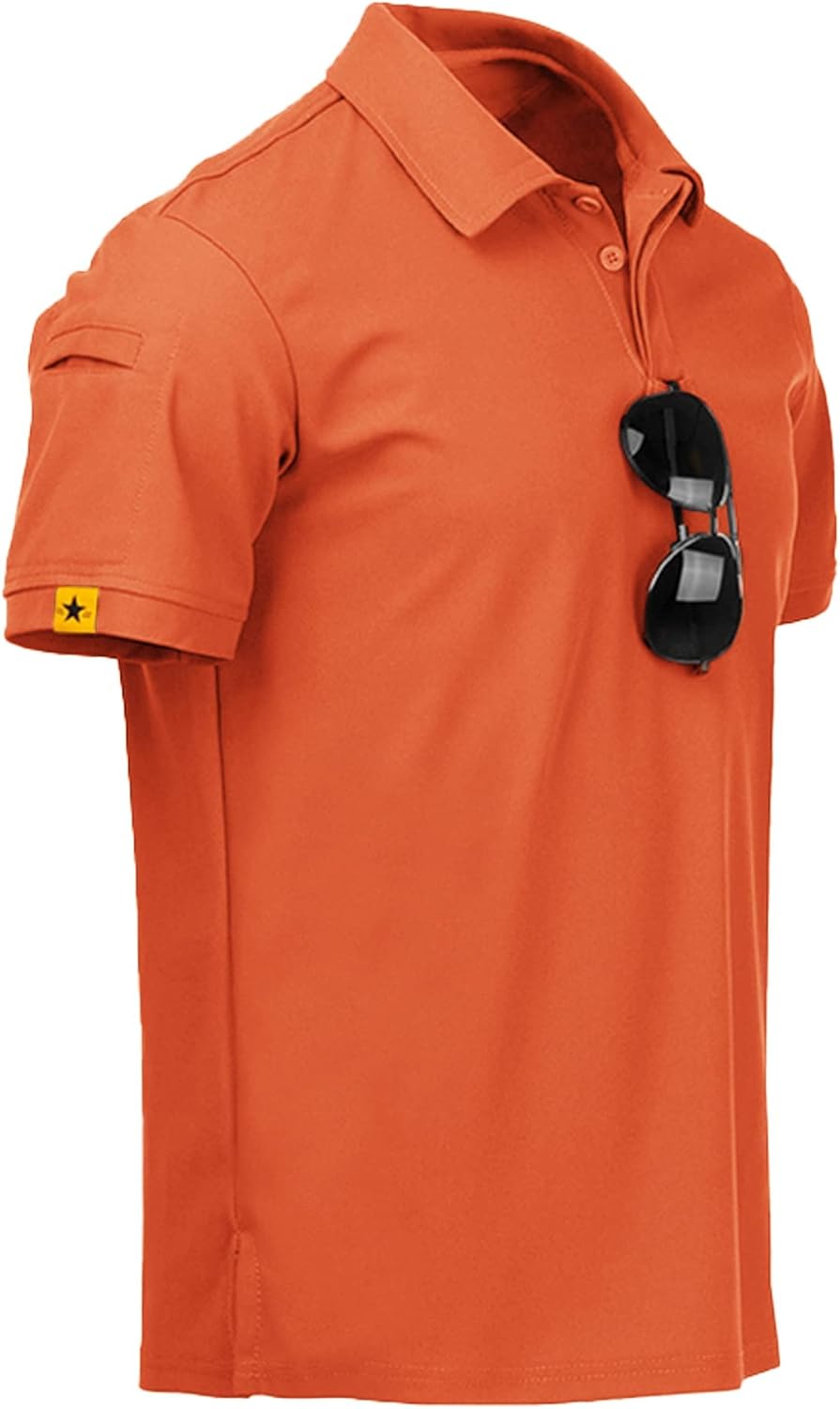 ZITY Men's Polo Shirt - Short Sleeve Tactical Golf Tee | Stylish Casual Collared Design