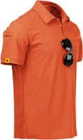 ZITY Men's Polo Shirt - Short Sleeve Tactical Golf Tee for Daily Casual Wear | Stylish Collared Design