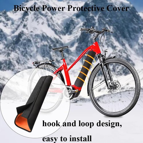 E-Bike Battery Protective Cover Electric Bicycle Battery Protection Case Waterproof Dustproof Neoprene Bicycle Thermal Cover for Ebike