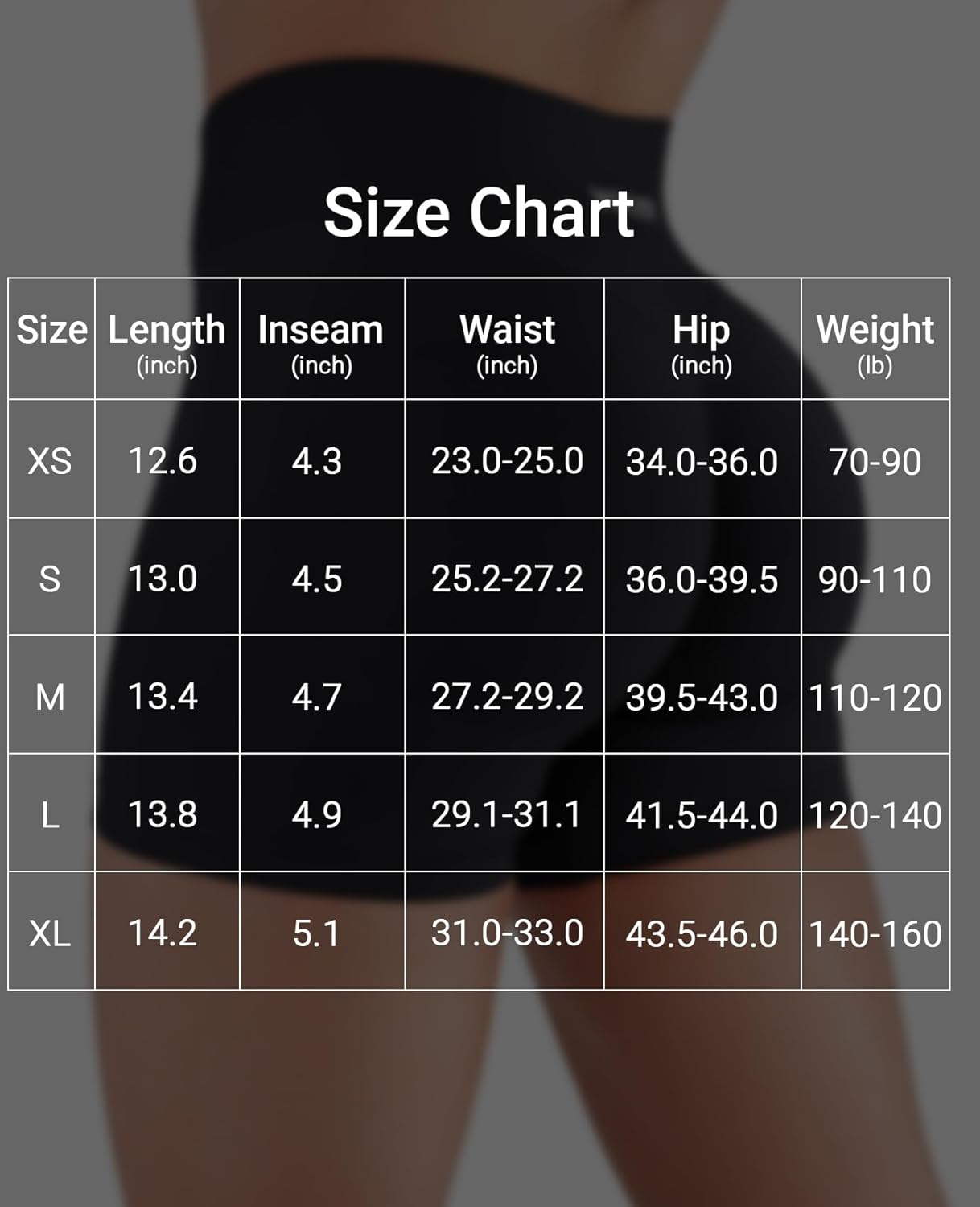 VOYJOY Women's Yoga Shorts - 4.5" Seamless Hidden Scrunch for Butt Lifting | No Front Seam Design