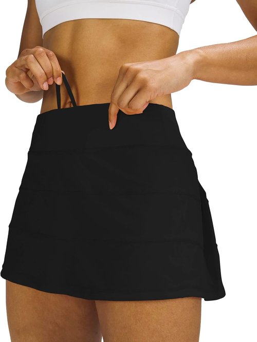 MEIVSO Women's Tennis Skirt - Pleated Activewear with Pockets & Built-in Shorts | Comfortable Fit