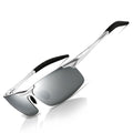 SUNGAIT Men's HD Polarized Sunglasses for Driving Fishing Cycling Running Metal Frame UV400 SGT177-YSY