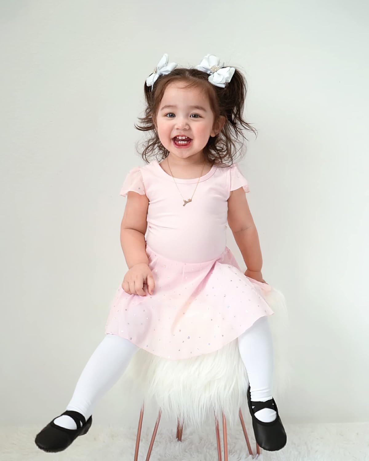 Stelle Girls' Ultra Soft Pro Dance Tights - Comfortable Ballet Footed Design | Sizes for All Kids