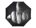 DS. DISTINCTIVE STYLE Middle Finger Umbrella Funny Folding Umbrella Creative Middle Finger Gifts