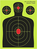 Splatter Targets 18x24 - Waterproof 5-Pack | High Visibility Reactive Paper for Rifles, Pistols & Shotguns