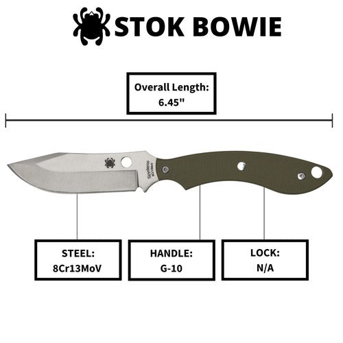 Spyderco FB49GPOD Stok OD G-10 Bowie Reveal 12