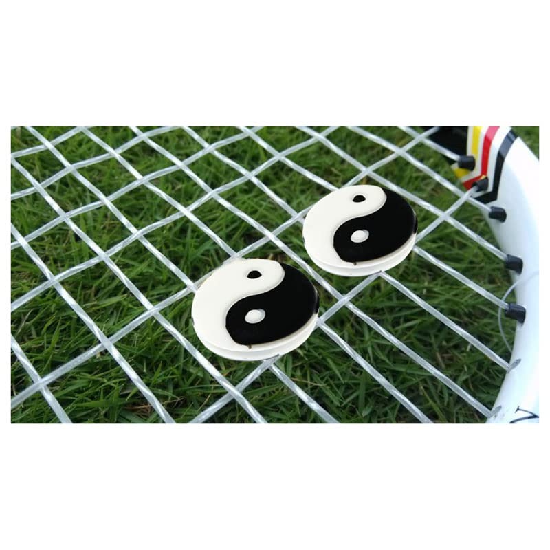 6PCS Tennis Racket Vibration Dampeners Shock Absorbers for Improved Stability