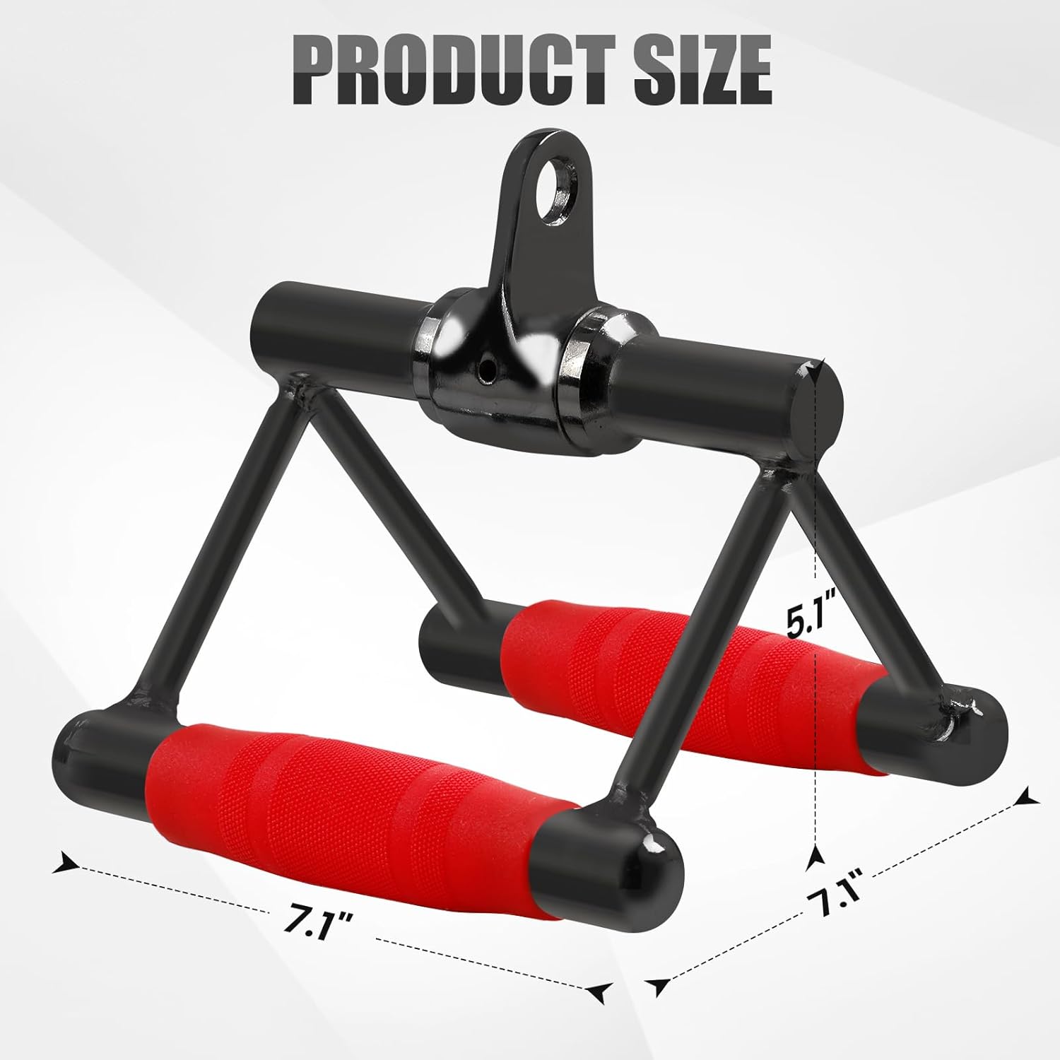 Skiennix V-Shaped Bar | Rotating Curl & Lat Pull Down Bar with PU Grip - Home Gym Attachment