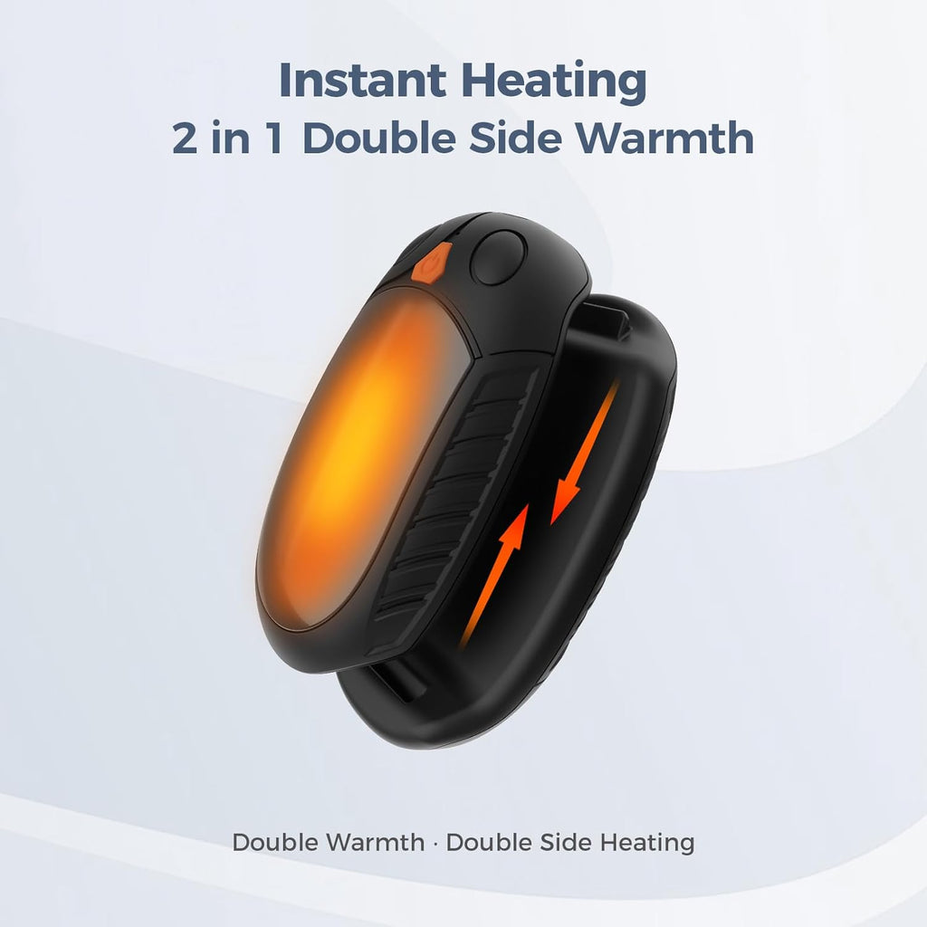 Skiennix Rechargeable Hand Warmers - AI Temperature Control | Portable Electric Warmers, 2-Pack for Outdoor Activities