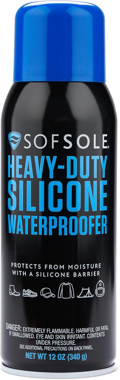 Sof Sole Silicone Waterproofer Spray - Protect Boots, Tents & Gear | 12 Ounce Size
