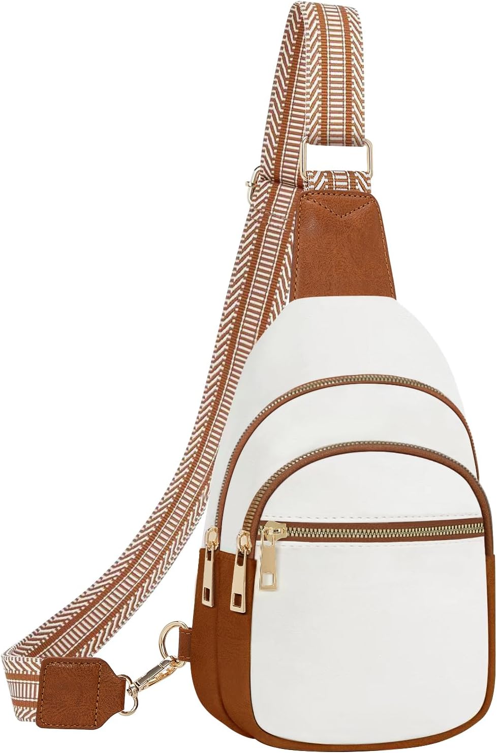 Skiennix Small Leather Sling Bag - Stylish Crossbody Backpack Purse for Women | Versatile Design