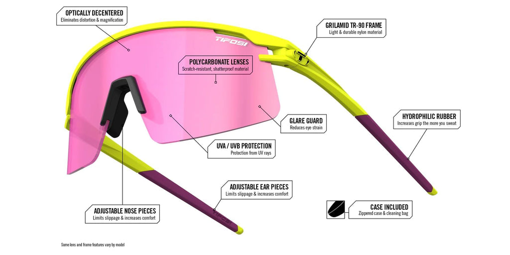 Tifosi Optics Moab Lite Sunglasses (Matte Bronze (Clarion Red Fototec))
