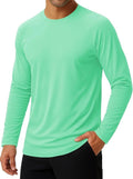 KINGFEN Men's Long Sleeve UV Sun Protection Shirt - Quick Dry Rash Guard for Swimming, Running & Hiking