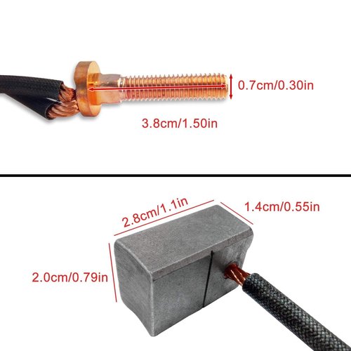 LEAPGOMAX Yamaha G29 Golf Cart Motor Brush Kit Yamaha Brush Replacement Kits Yamaha JU2-H1801-00 (2 pcs)