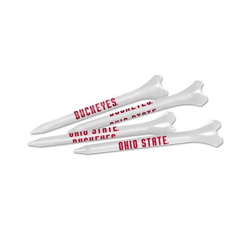 Team Effort Unisex Adult White NCAA Golf Tee Pack, White